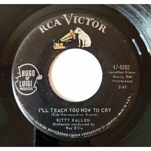 Kitty Kallen 45 RPM - I'll Teach You How To Cry / We'll Cross That Bridge VG